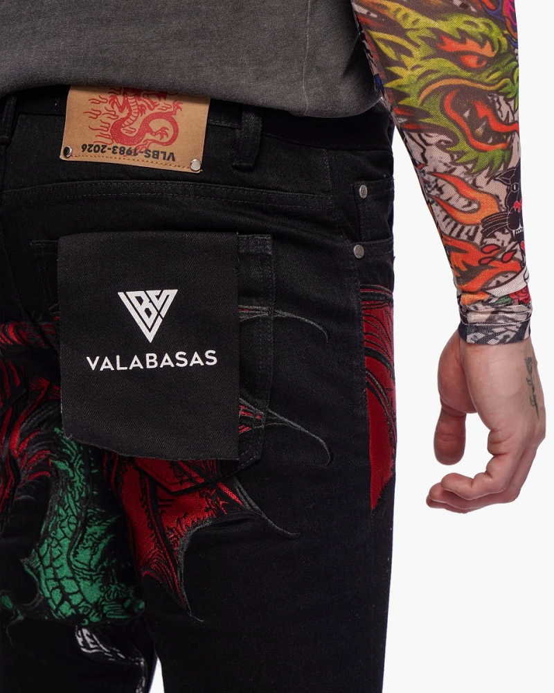 VALABASAS VLBS-VJ3-1128 RYU STACKED DENIM JEANS
