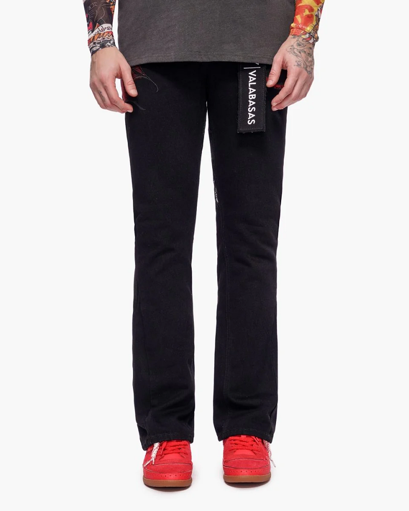 VALABASAS VLBS-VJ3-1128 RYU STACKED DENIM JEANS
