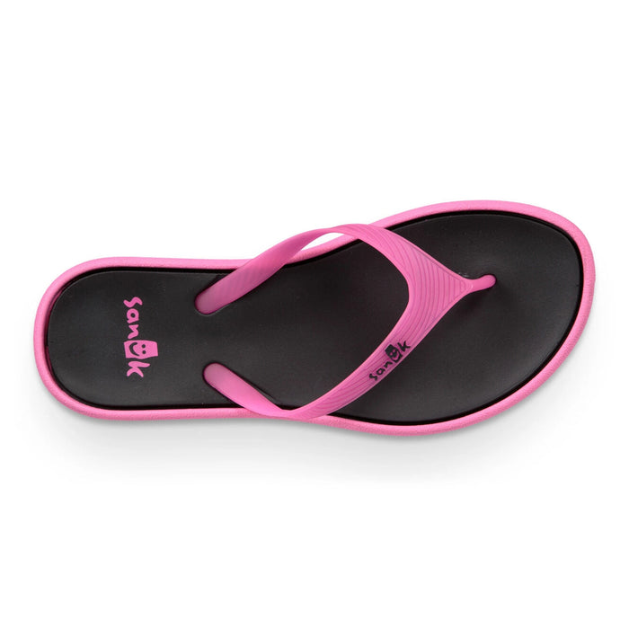 Sanuk Women’s Sidewalker Neon Flip Flops Womens Shoes 192410048854 Free Shipping Worldwide