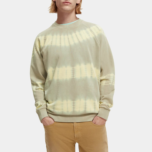 Scotch & Soda Relaxed Fit Tie-Dye Sweatshirt Mens Sweaters 8719027215541 Free Shipping Worldwide