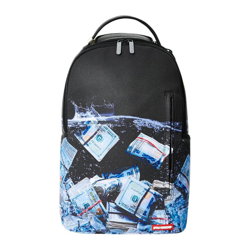 Sprayground Money Stash Flap DLXSV Unisex White/Grey Backpack