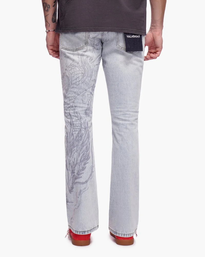 VALABASAS VLBS-VJ3-1129 STONE SERPENT STACKED DENIM