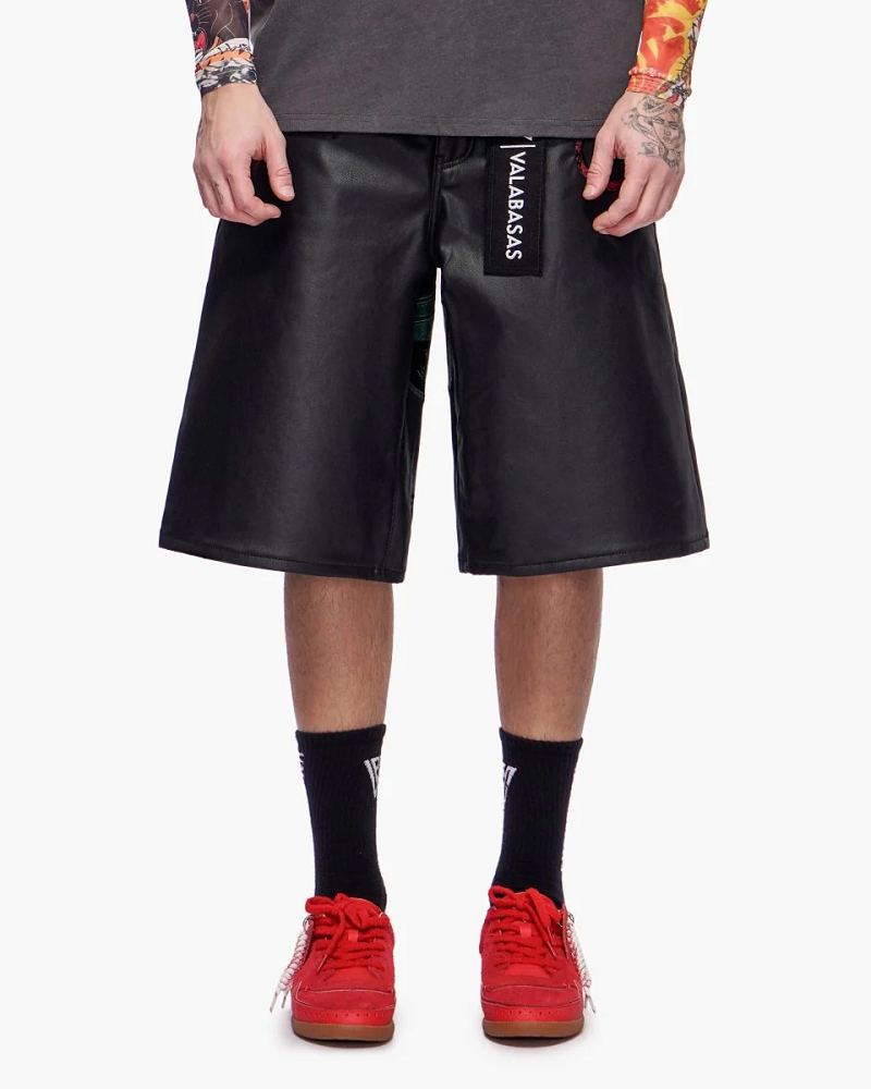 VALABASAS VLBS-VSH1-1024 TATSU BAGGY DENIM SHORTS