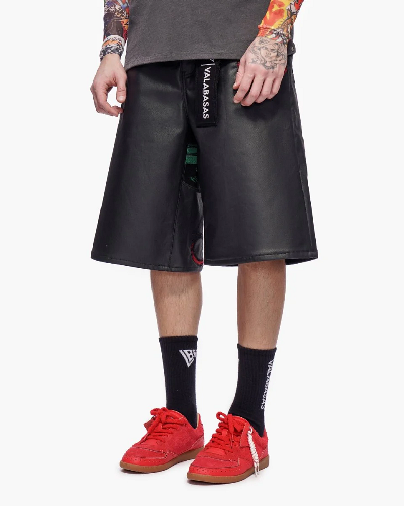 VALABASAS VLBS-VSH1-1024 TATSU BAGGY DENIM SHORTS