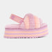 UGG Womens Disco Stripe Slide Shoes 194715775053 Free Shipping Worldwide