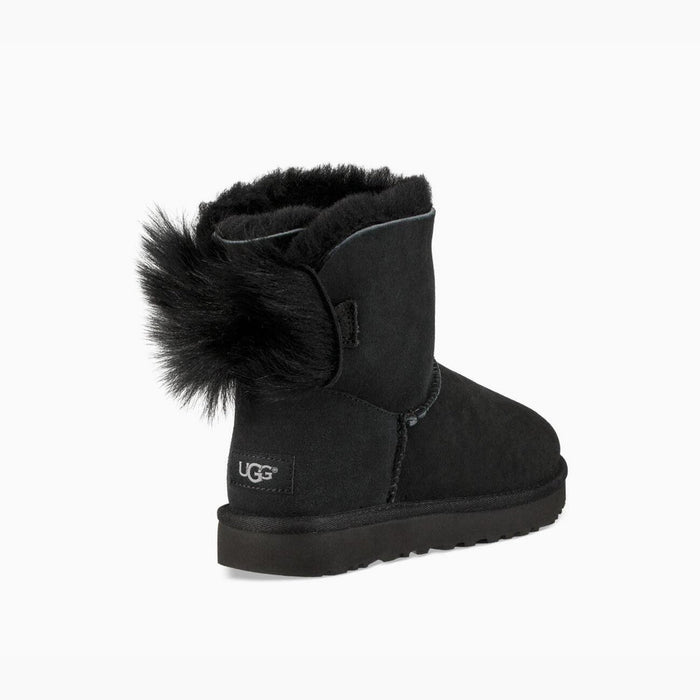UGG Womens Fluff Bow Mini Boot Shoes 191142748391 Free Shipping Worldwide