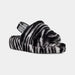 UGG Womens Fluff Yeah Slide Zebra Shoes 194715124714 Free Shipping Worldwide