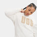 UGG Women’s Madeline Fuzzy Logo Crewneck Sweater Womens Sweaters 196565732439 Free Shipping Worldwide