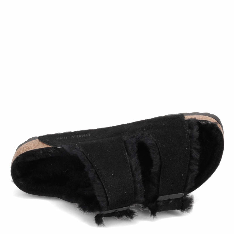 Birkenstock Arizona Shearling Suede Leather Sandal