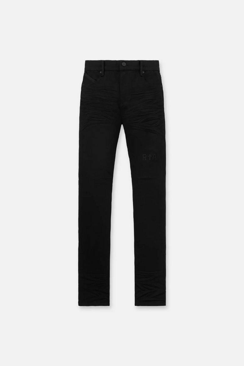 RTA BRAND MU24D687-B1205BLOGO BRYANT | BLACK LOGO JEANS MEN
