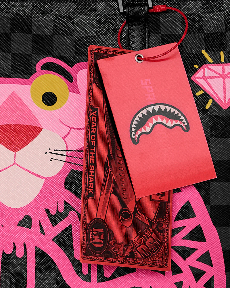 SPRAYGROUND PINK PANTHER T8960 DRIPPY DIAMONDS TOTE