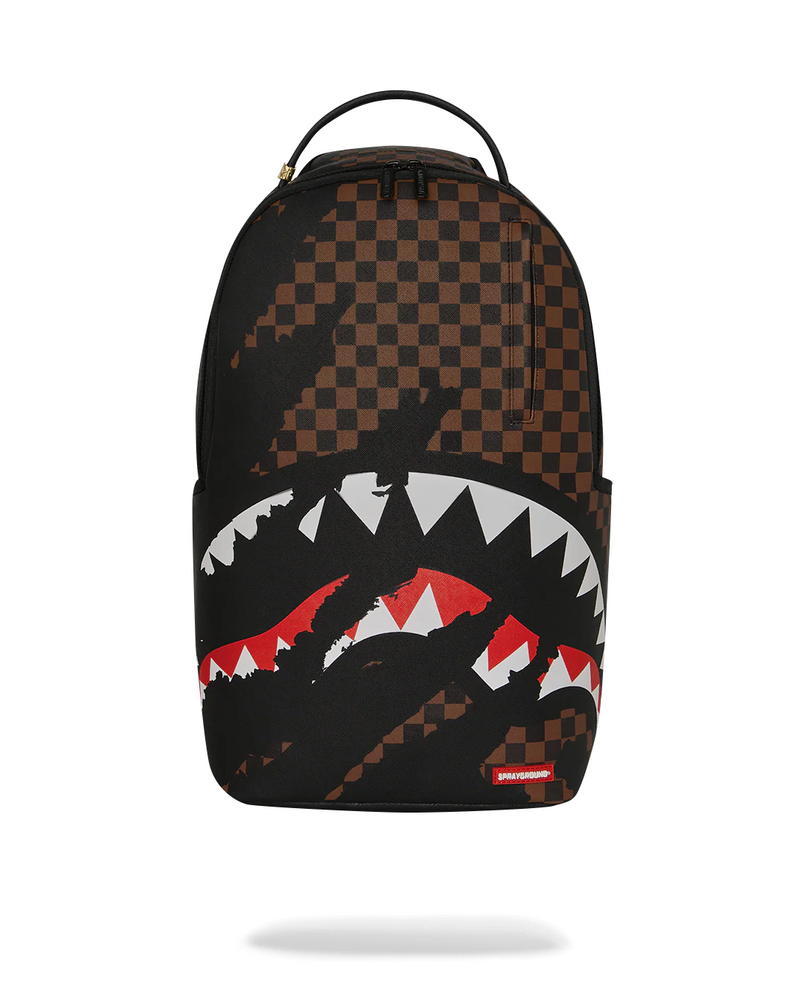 SPRAYGROUND B8156 CLAW TEAR CHECK SHARKS IN PARIS NIGHT DRIFT BACKPACK BTS26