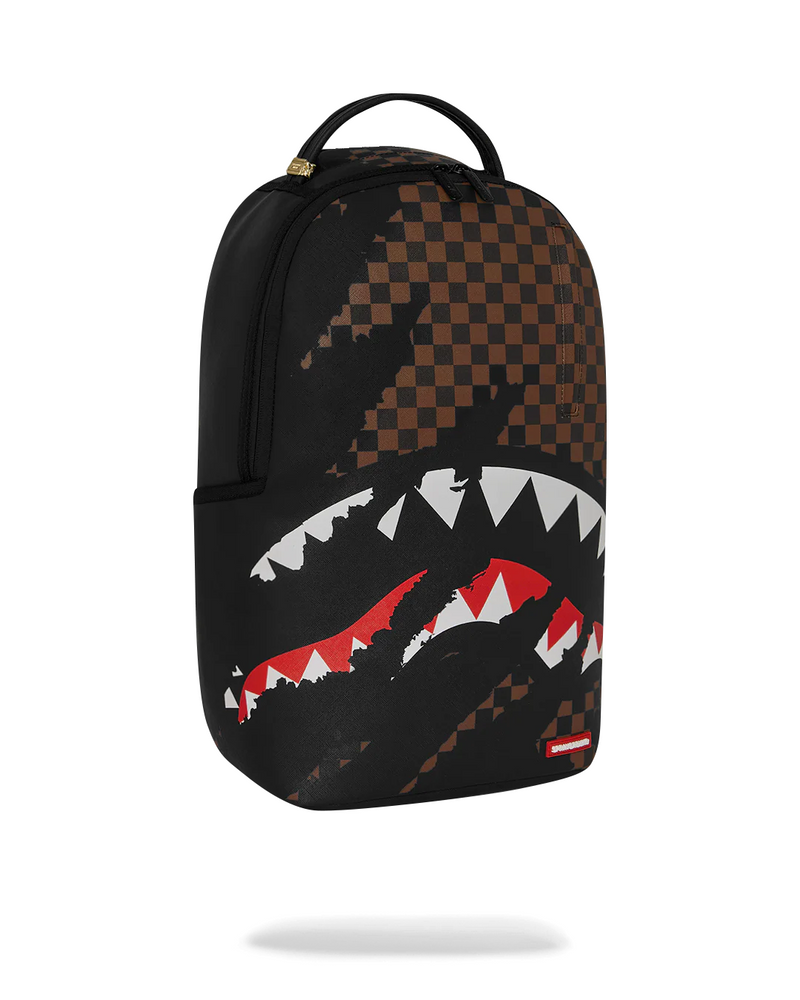 SPRAYGROUND B8156 CLAW TEAR CHECK SHARKS IN PARIS NIGHT DRIFT BACKPACK BTS26