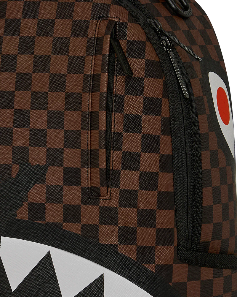 SPRAYGROUND B8156 CLAW TEAR CHECK SHARKS IN PARIS NIGHT DRIFT BACKPACK BTS26