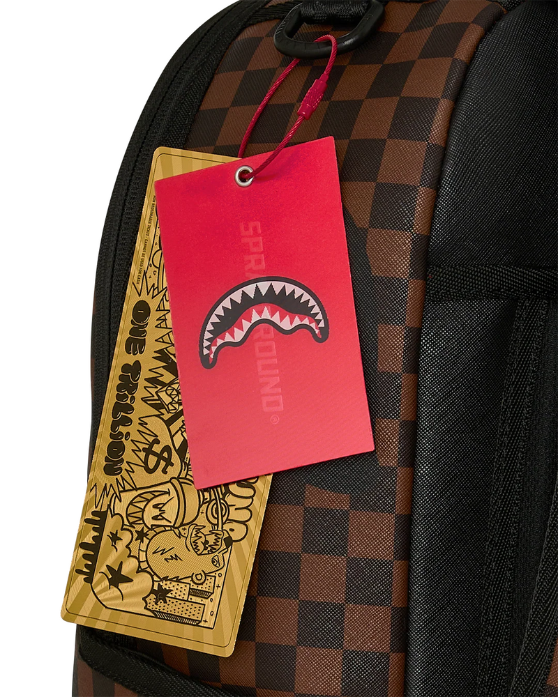 SPRAYGROUND B8156 CLAW TEAR CHECK SHARKS IN PARIS NIGHT DRIFT BACKPACK BTS26