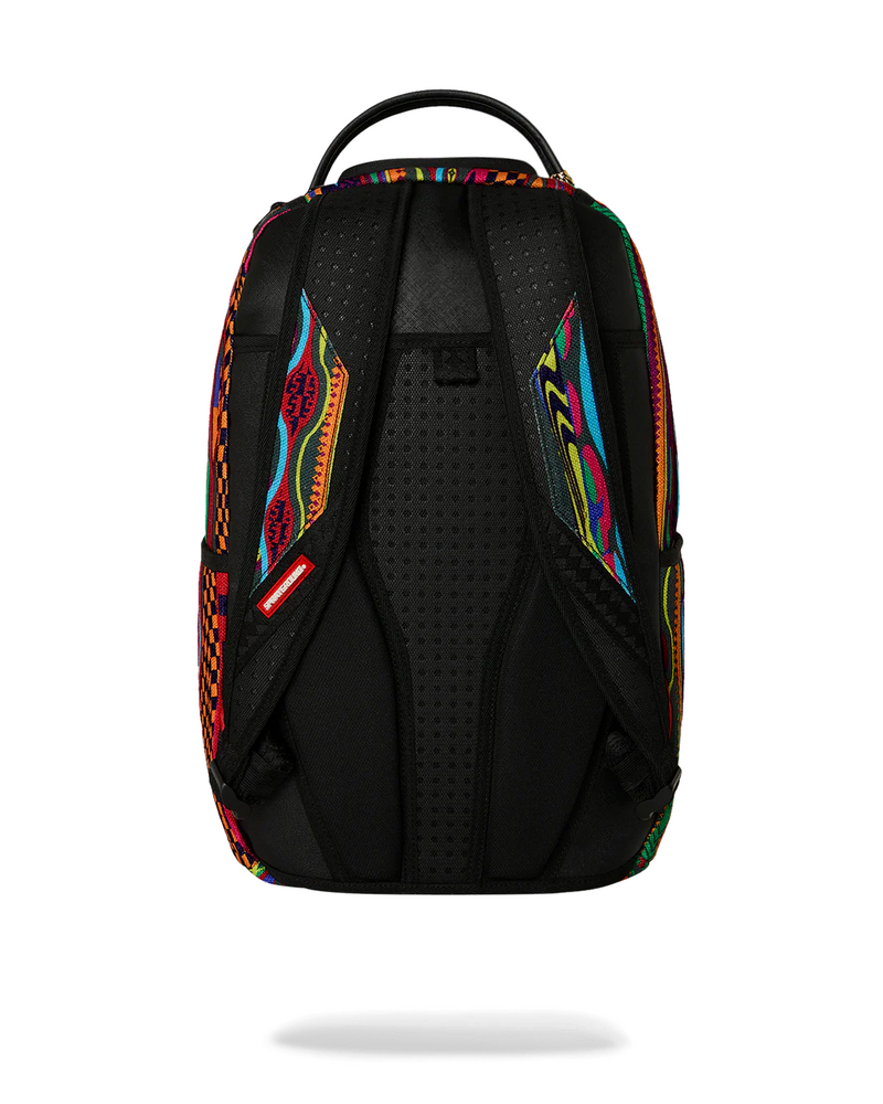 SPRAYGROUND B8607 BIG POPPI FLY KNIT ROYAL RHYTHM BACKPACK BTS26