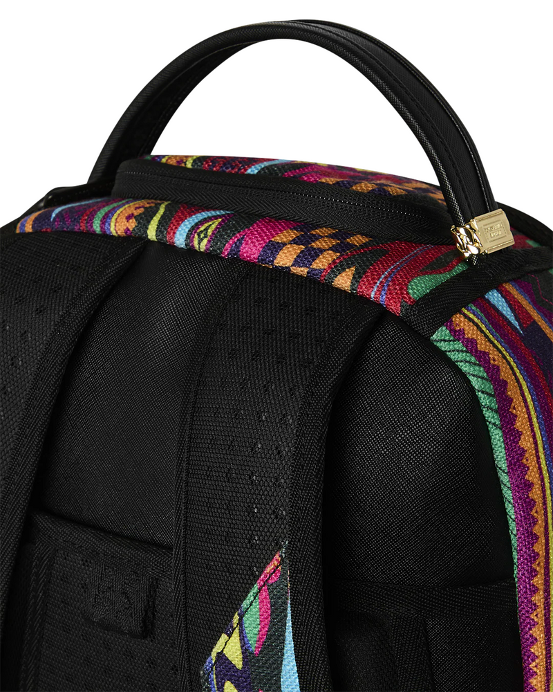 SPRAYGROUND B8607 BIG POPPI FLY KNIT ROYAL RHYTHM BACKPACK BTS26