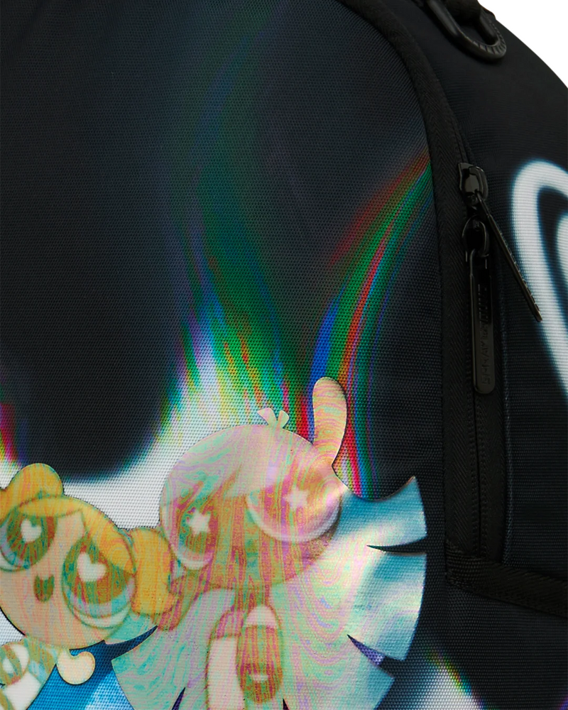 SPRAYGROUND B9062 POWERPUFF GIRLS POWER FLEX RAINBOW HOLO SHARK BACKPACK BTS26