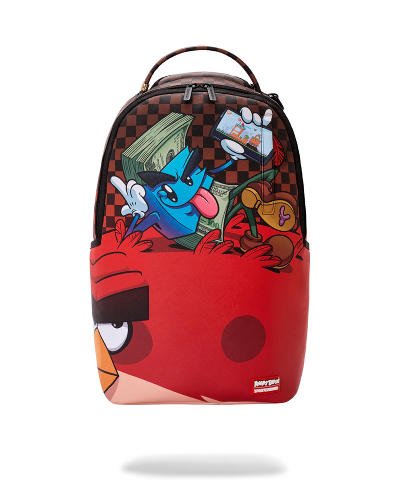 SPRAYGROUND B9076 MONEY BOYS CHILLIN ON BIG ANGRY BIRD BACKPACK BTS26