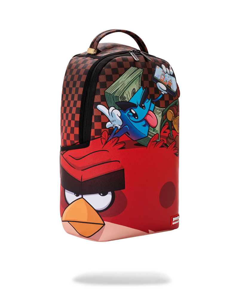 SPRAYGROUND B9076 MONEY BOYS CHILLIN ON BIG ANGRY BIRD BACKPACK BTS26