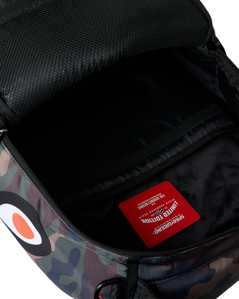 SPRAYGROUND B9094 90'S NICK HANGOUT CAMO WITH GRAFFITI BACKPACK BTS26
