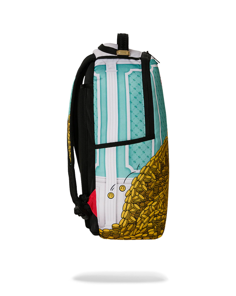 SPRAYGROUND B9098 MONOPOLY MAKE SURE IT'S ALL THERE MONEY PILE BACKPACK BTS26