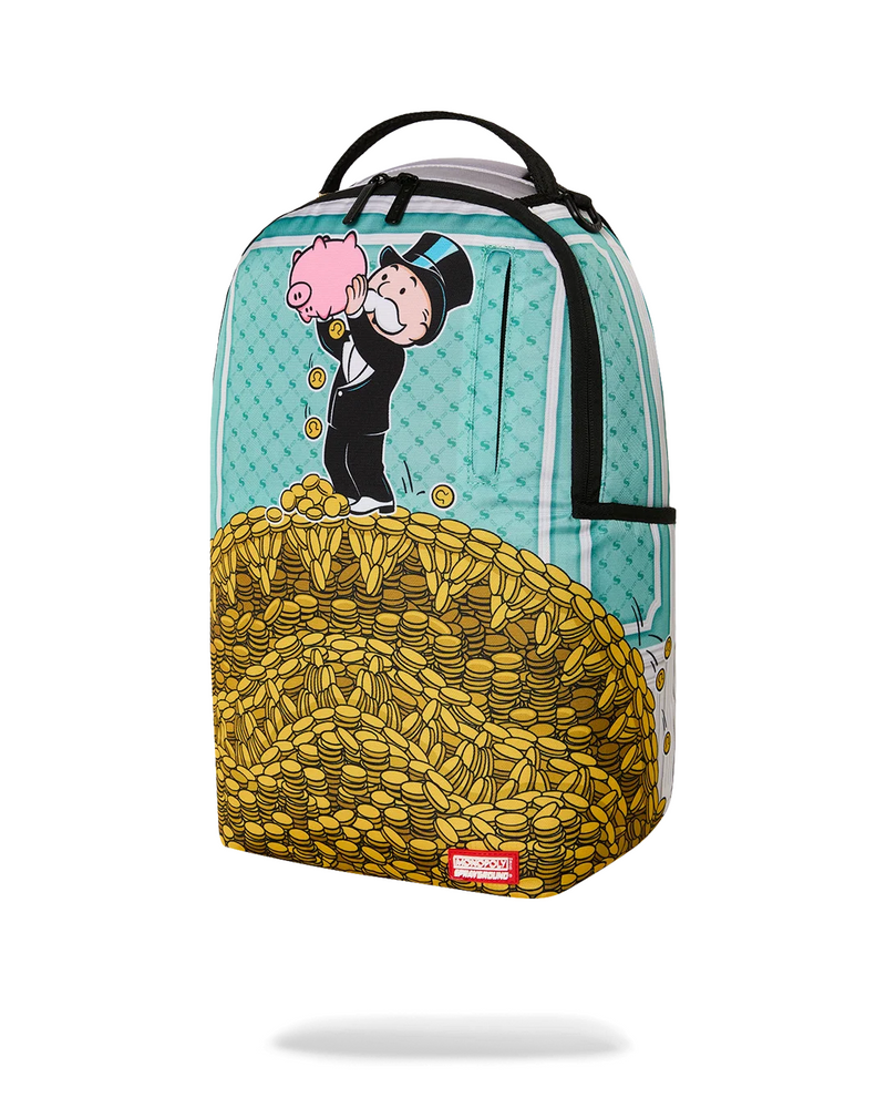 SPRAYGROUND B9098 MONOPOLY MAKE SURE IT'S ALL THERE MONEY PILE BACKPACK BTS26