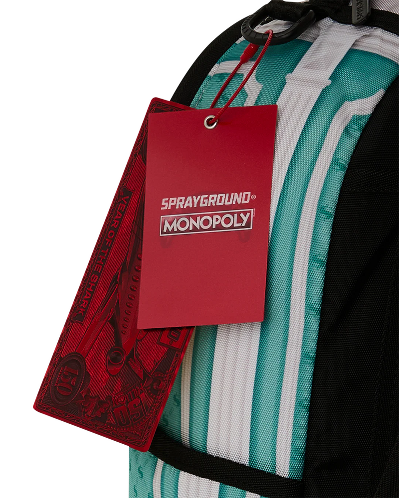SPRAYGROUND B9098 MONOPOLY MAKE SURE IT'S ALL THERE MONEY PILE BACKPACK BTS26