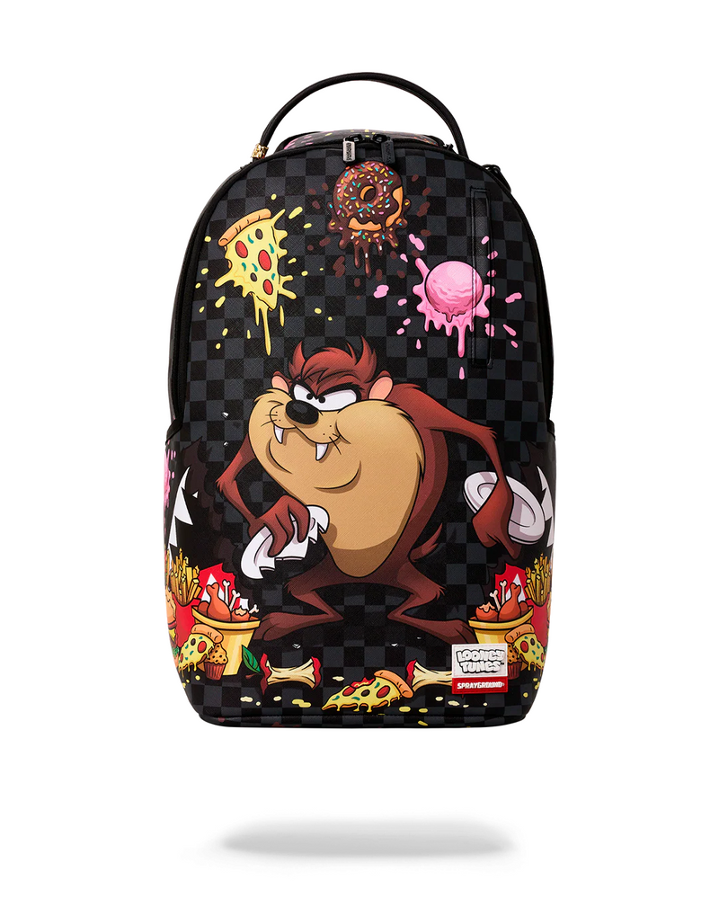 SPRAYGROUND B9111 LOONEY TUNES TAZMANIAN DEVIL LUNCH BREAK FEAST BACKPACK BTS26