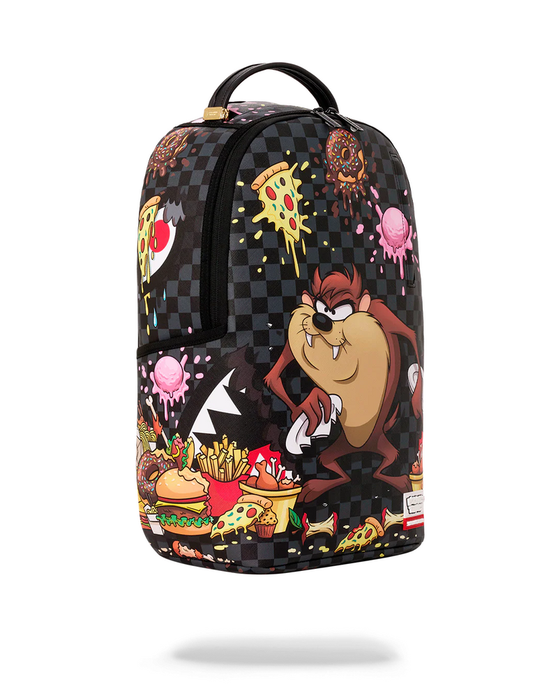 SPRAYGROUND B9111 LOONEY TUNES TAZMANIAN DEVIL LUNCH BREAK FEAST BACKPACK BTS26