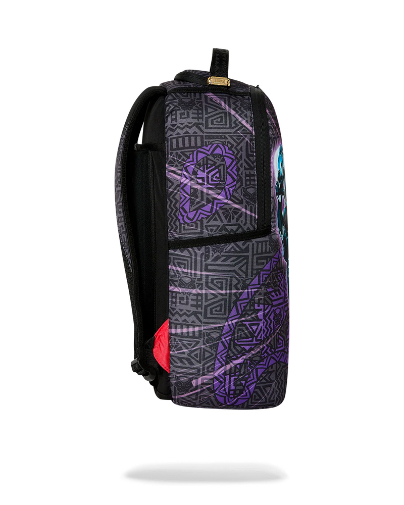 SPRAYGROUND B9120 MARVEL BLACK PANTHER NEVER BACK DOWN GROUP SHOT BACKPACK BTS26
