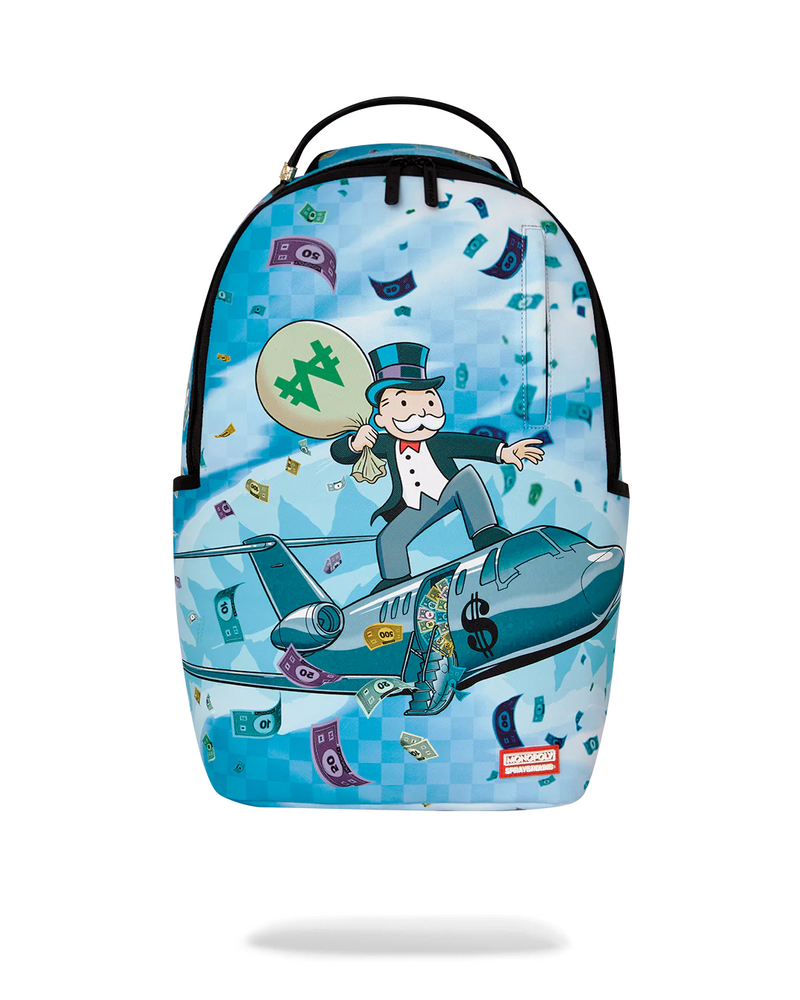 SPRAYGROUND B9129 MONOPOLY PLANE JET RIDER BACKPACK BTS26