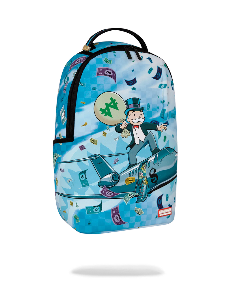 SPRAYGROUND B9129 MONOPOLY PLANE JET RIDER BACKPACK BTS26