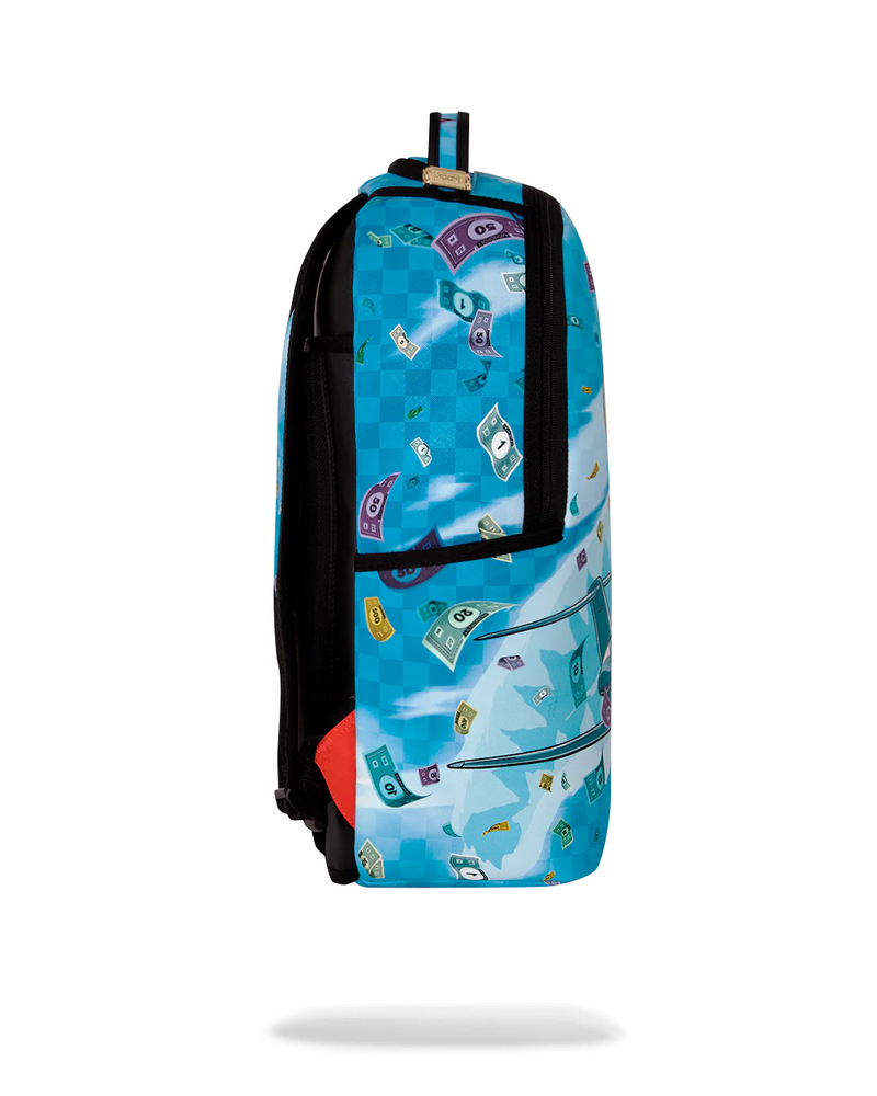 SPRAYGROUND B9129 MONOPOLY PLANE JET RIDER BACKPACK BTS26