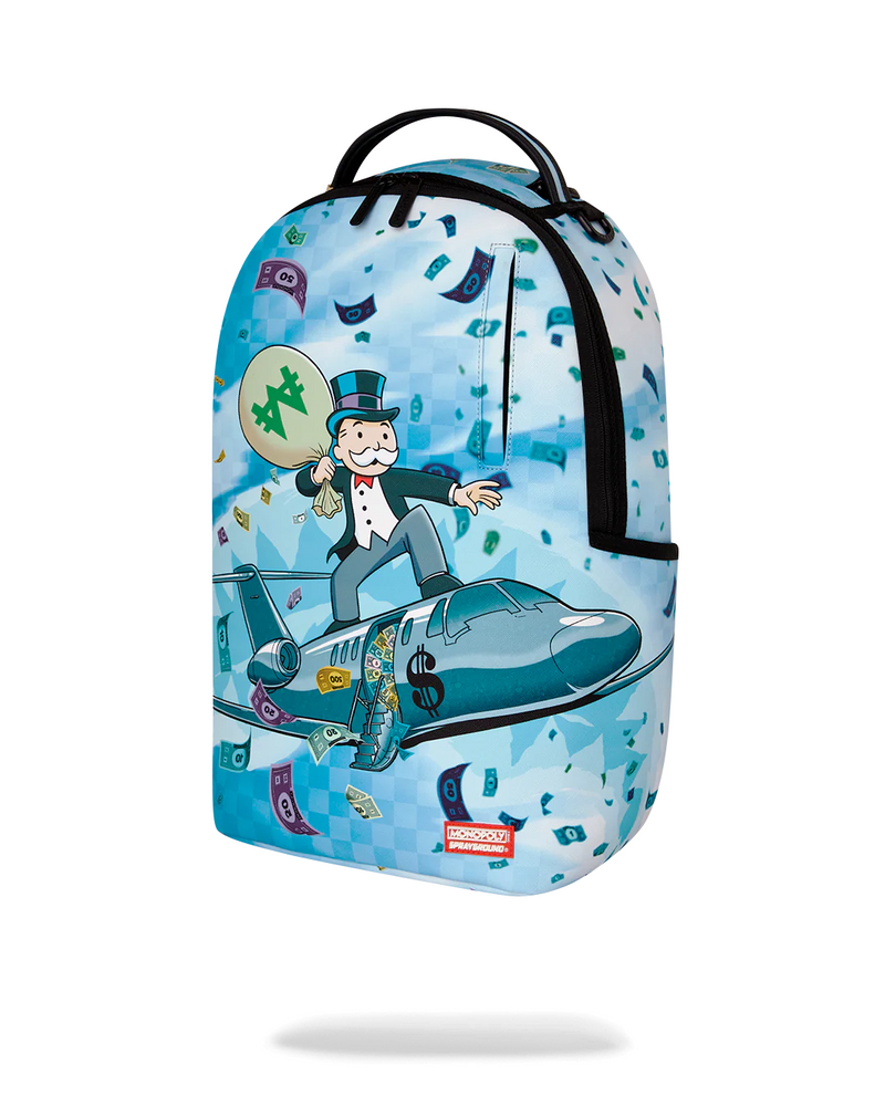 SPRAYGROUND B9129 MONOPOLY PLANE JET RIDER BACKPACK BTS26