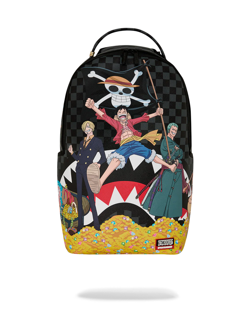 SPRAYGROUND B9132 ONE PIECE STRAW HAT TREASURE HUNT CREW TREASURE TROVE BACKPACK BTS26