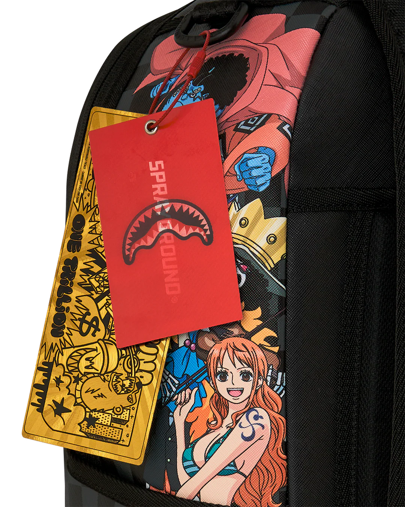 SPRAYGROUND B9132 ONE PIECE STRAW HAT TREASURE HUNT CREW TREASURE TROVE BACKPACK BTS26