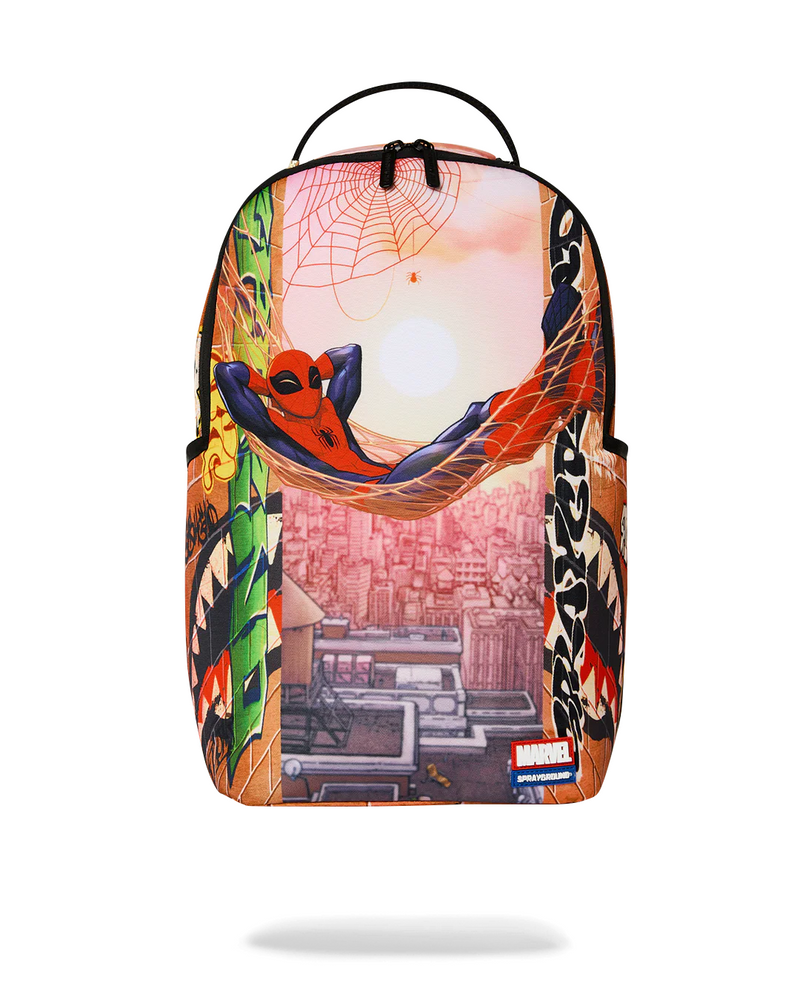 SPRAYGROUND B9141 MARVEL SPIDERMAN WEB CHILLIN HAMMOCK BACKPACK BTS26