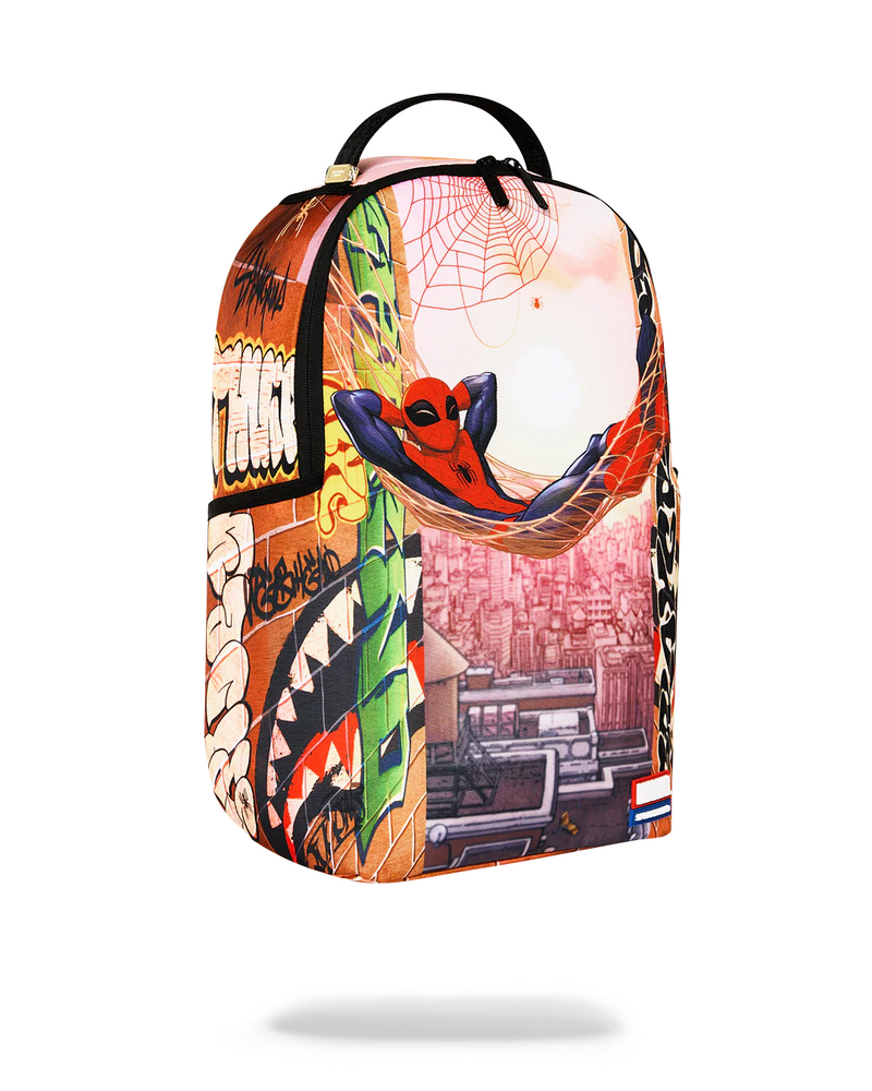 SPRAYGROUND B9141 MARVEL SPIDERMAN WEB CHILLIN HAMMOCK BACKPACK BTS26