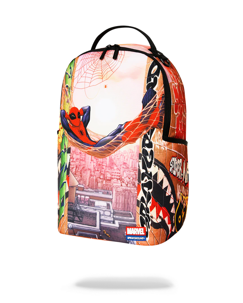 SPRAYGROUND B9141 MARVEL SPIDERMAN WEB CHILLIN HAMMOCK BACKPACK BTS26