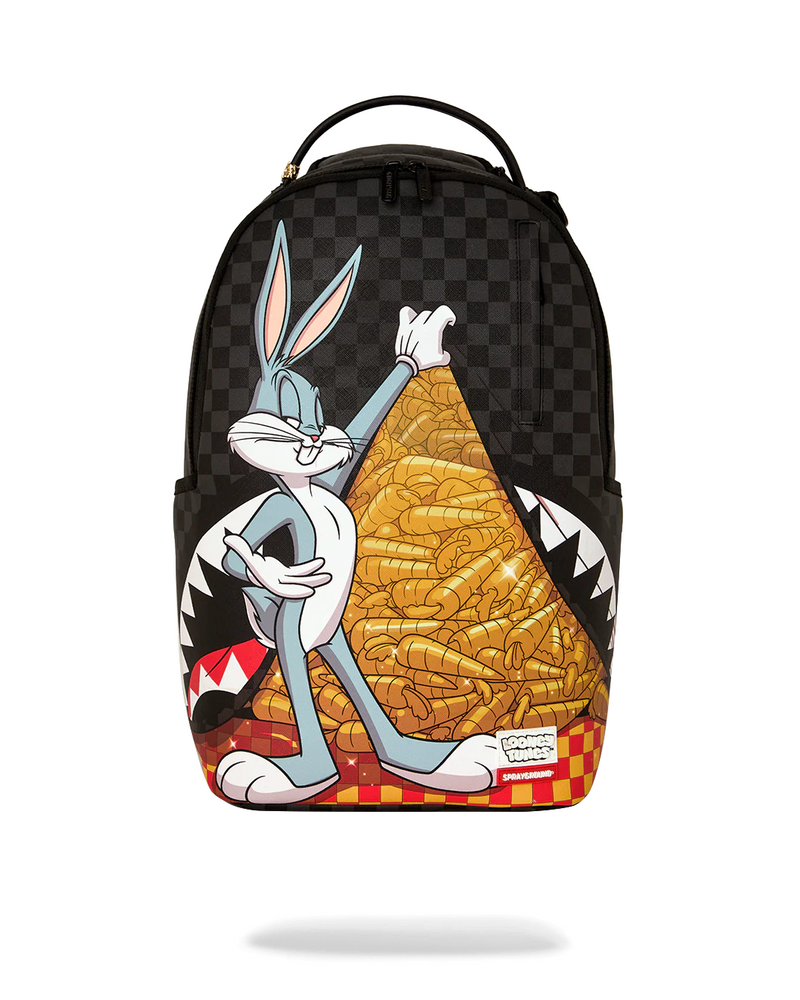 SPRAYGROUND B9177 LOONEY BUGS MONEY CARROT STASH STACK BACKPACK BTS26