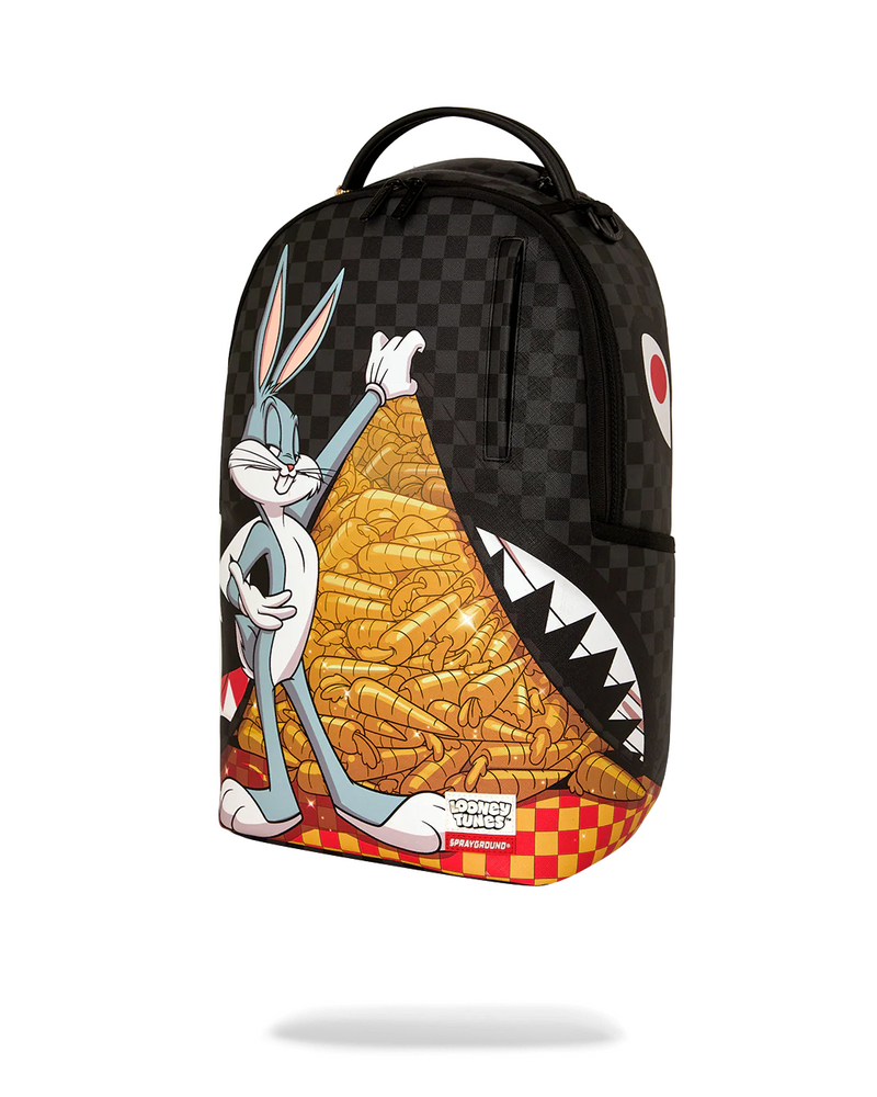 SPRAYGROUND B9177 LOONEY BUGS MONEY CARROT STASH STACK BACKPACK BTS26