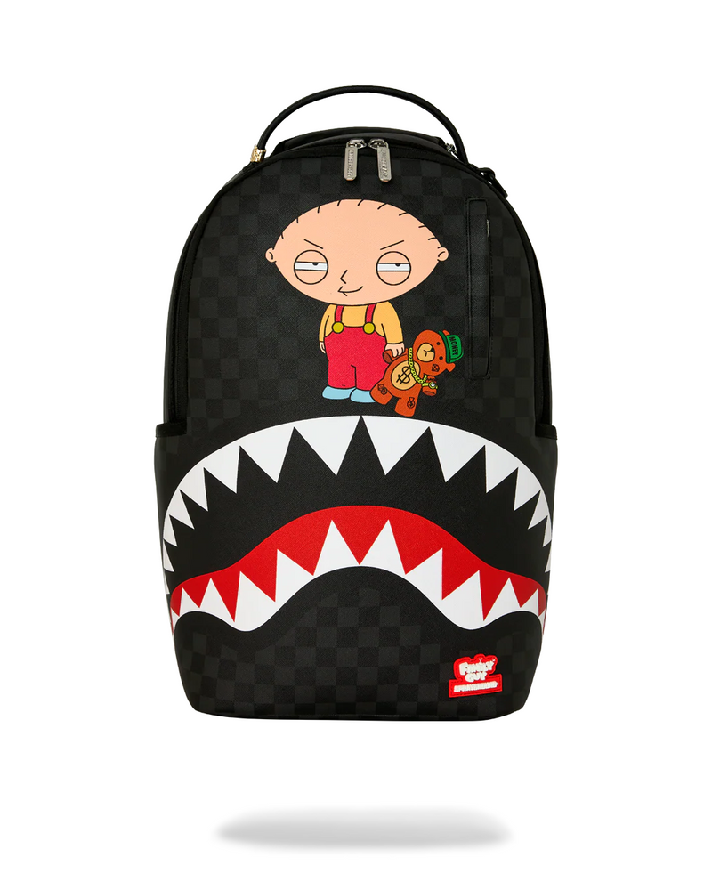 SPRAYGROUND B9185 FAMILY GUY STEWIE MONEY HOLDING BEAR KEYCHAIN BACKPACK BTS26