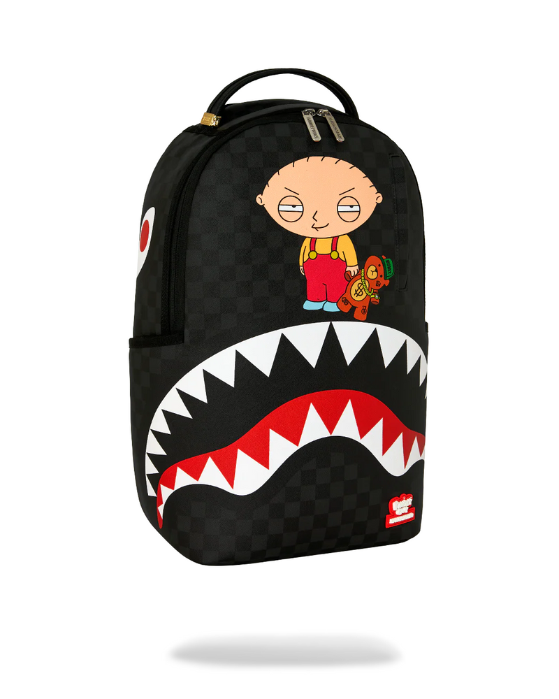 SPRAYGROUND B9185 FAMILY GUY STEWIE MONEY HOLDING BEAR KEYCHAIN BACKPACK BTS26