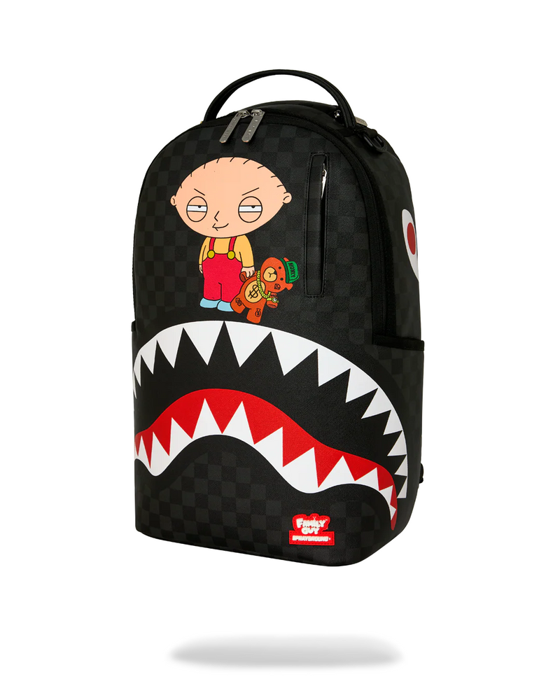 SPRAYGROUND B9185 FAMILY GUY STEWIE MONEY HOLDING BEAR KEYCHAIN BACKPACK BTS26