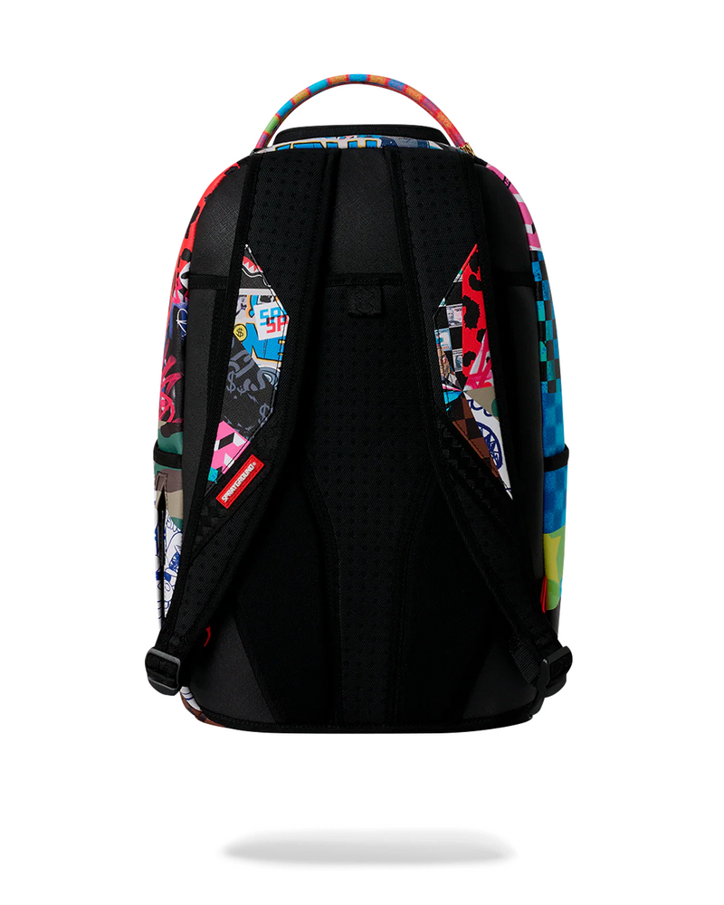 SPRAYGROUND B9281 MOOD MODE 6 REMOVABLE VELCRO EYES SUNBURST BACKPACK BTS26
