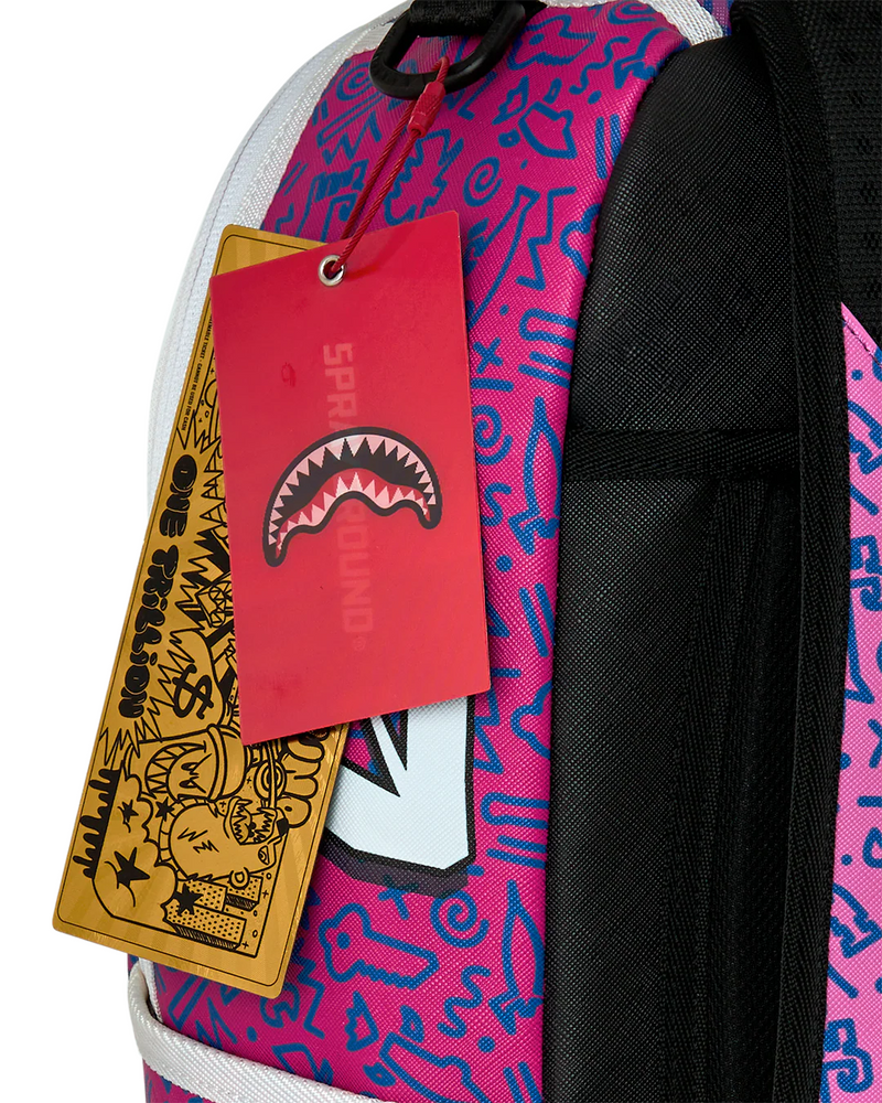 SPRAYGROUND B9300 RUGRATS SUSIE PAPER HEARTS CUTS BACKPACK BTS26