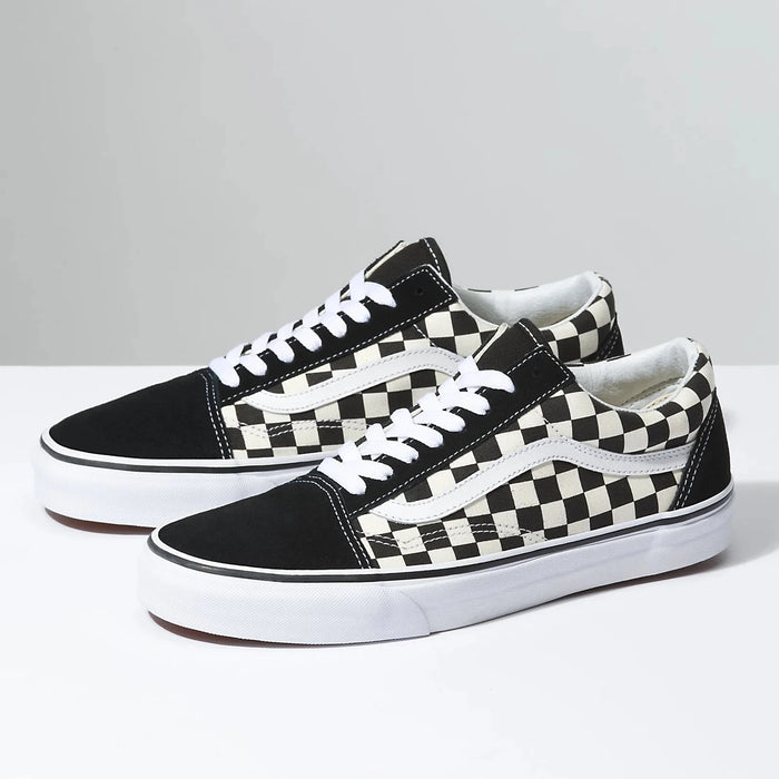 Vans Primary Check Old Skool Shoe Unisex Shoes 191164680501 Free Shipping Worldwide